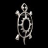 Broche Vintage Tortue Argent – Image 2