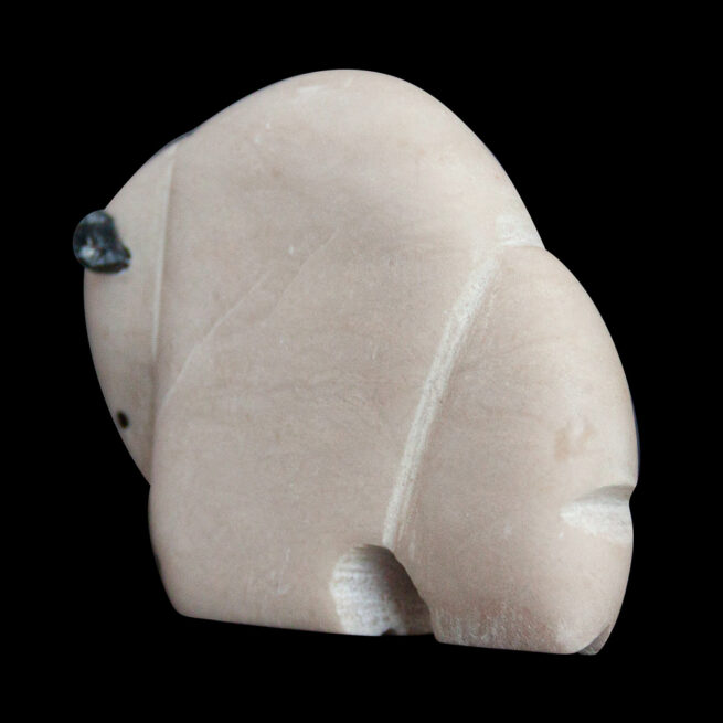 White Buffalo Animal Carving - Image 3