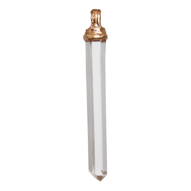 Pendentif Quartz Fin Or 18 Carats – Image 2
