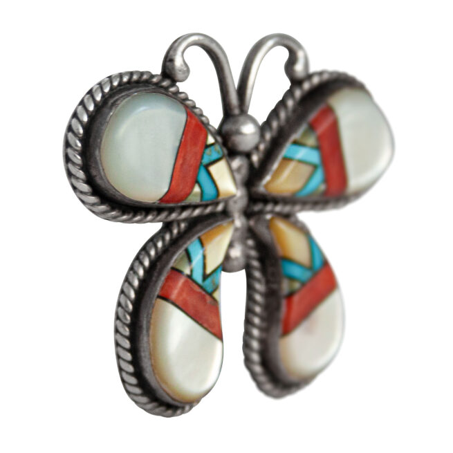 Bague Papillon Zuni Années 70 – Image 2