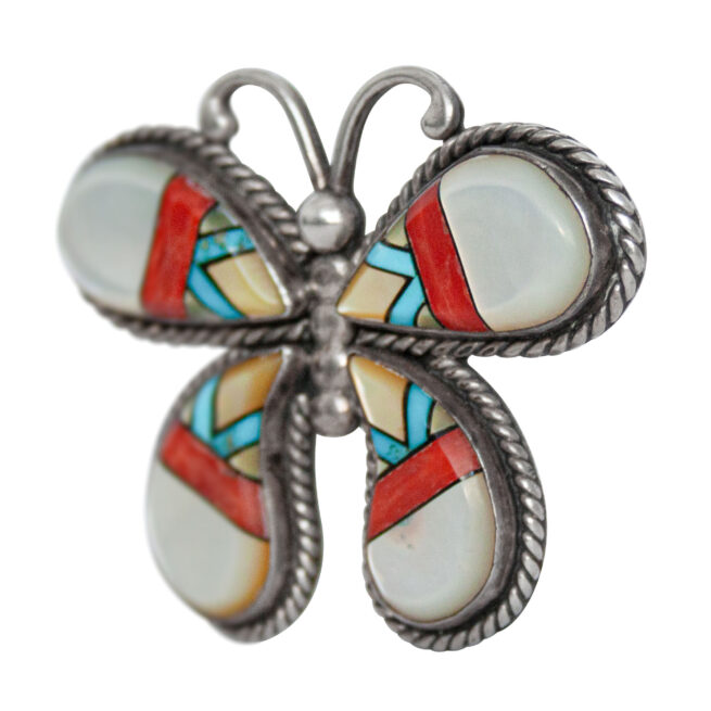 Bague Papillon Zuni Années 70 – Image 3