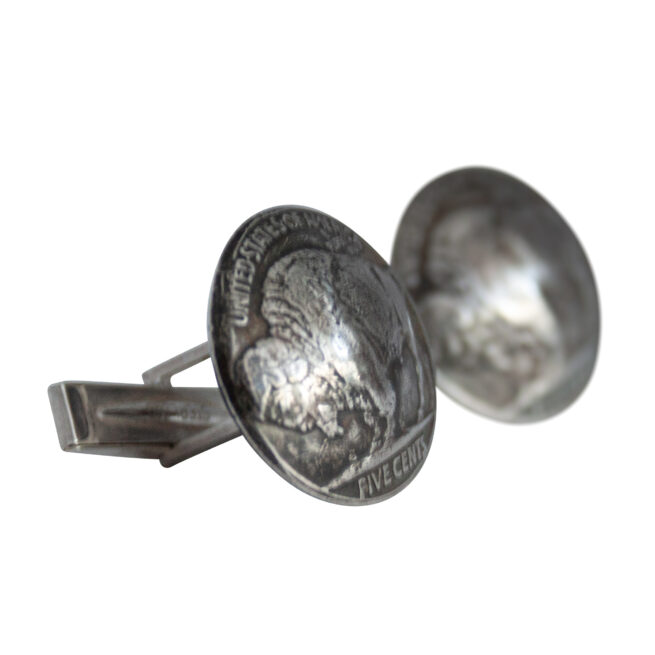 Buffalo Nickel Coin Cufflinks - Image 2