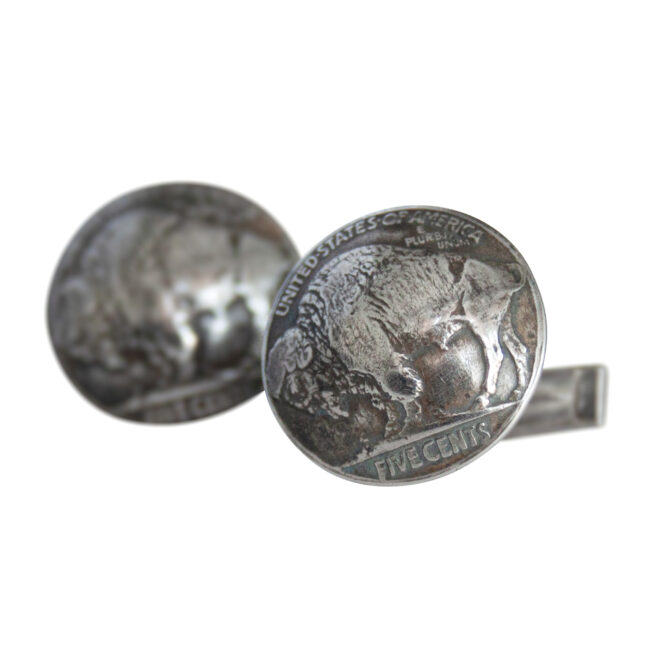 Buffalo Nickel Coin Cufflinks - Image 3