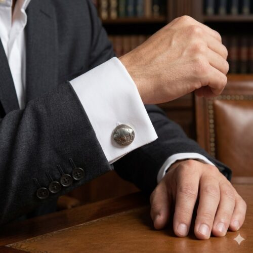 Buffalo Nickel Coin Cufflinks
