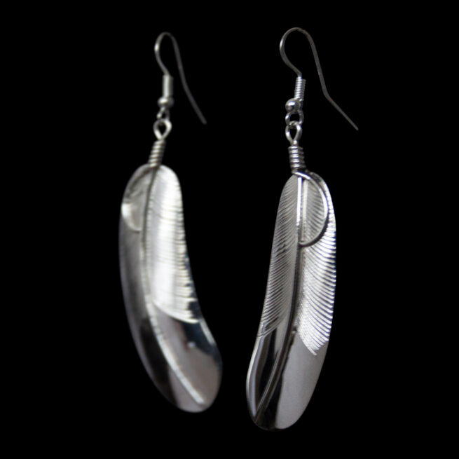 Chris Charley Feather Earrings - Image 3