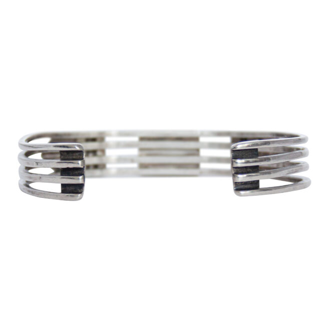 Denim Lapis Navajo Bracelet – Image 4