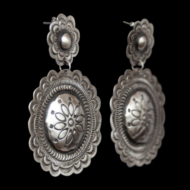 Boucles d'Oreille Argent Leander Tahe – Image 2