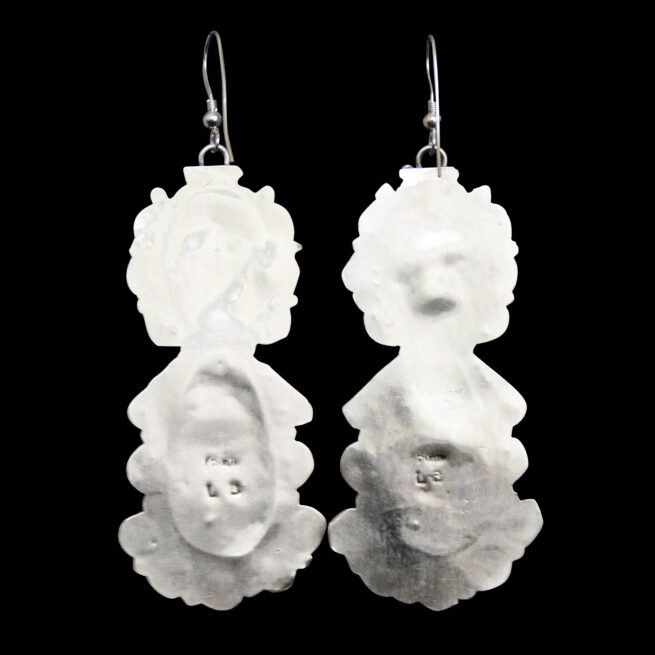 Boucles d'Oreille Navajo Lee Brown – Image 4