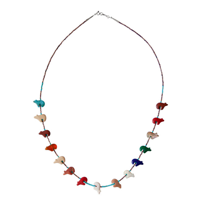 Collier Fétiche Ours Multicolore – Image 3