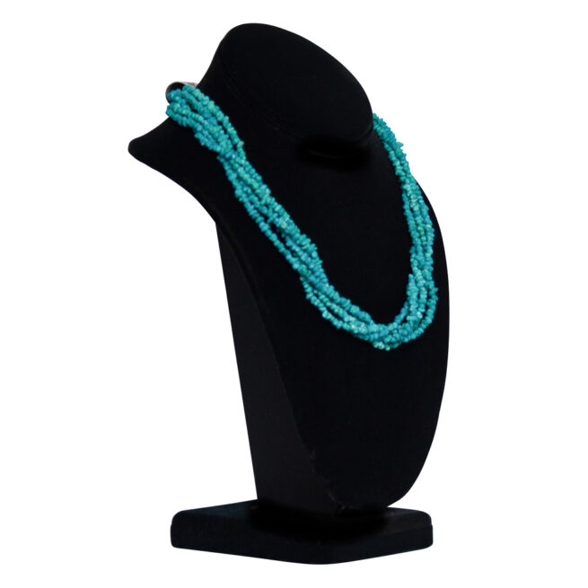 Collier Turquoise Ras du Cou Multibrin – Image 2
