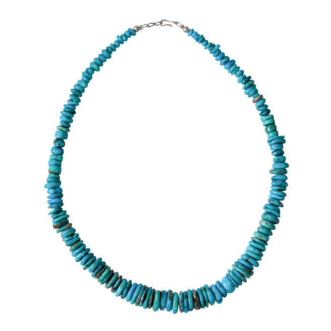 Navajo Turquoise Choker Necklace - Image 2