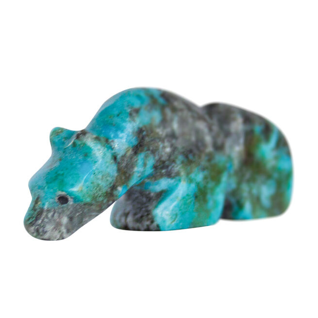 Reynold Lunasee Chrysocolla Bear - Image 3