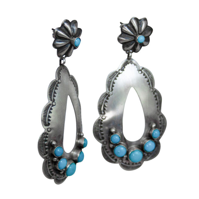 Rita Lee Turquoise Earrings - Image 2