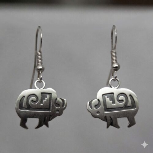 Robert Gene Buffalo Earrings