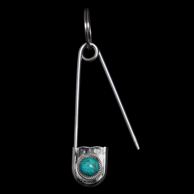 Sally Arviso Safety Pin Keyring – Image 3