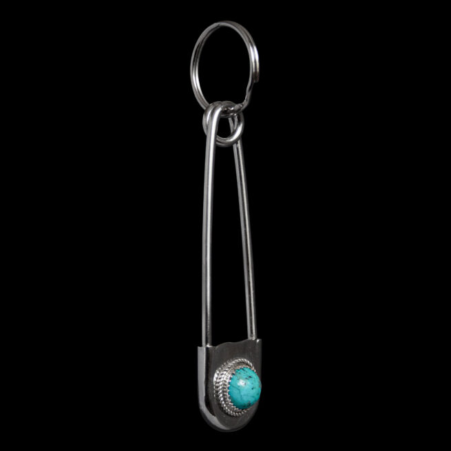 Sally Arviso Safety Pin Keyring – Image 2