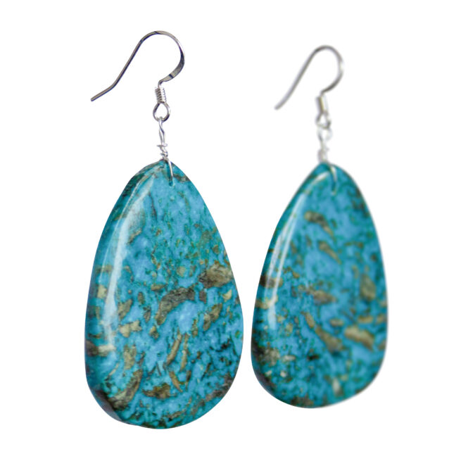 Santo Domingo Turquoise Earrings - Image 2