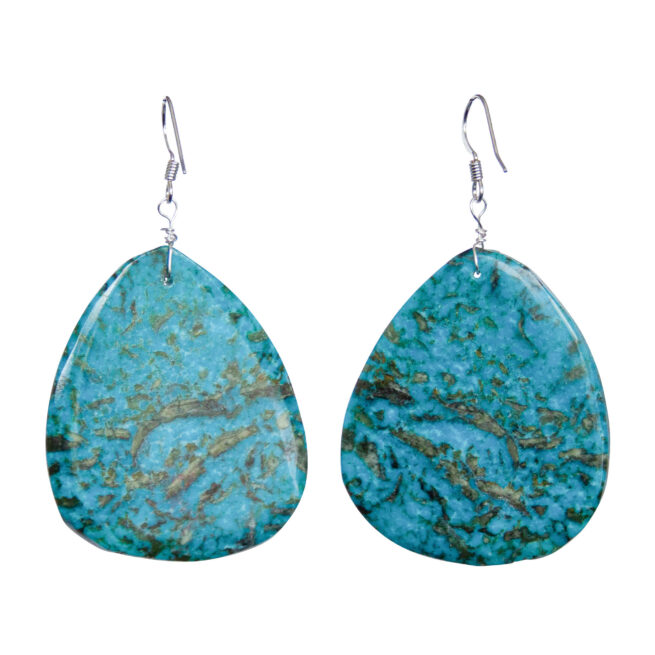 Santo Domingo Turquoise Earrings - Image 4