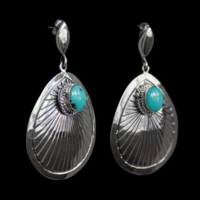 Sheena Jack Turquoise Earrings - Image 2