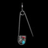 Silver Eagle Bicolour Keyring - Image 3