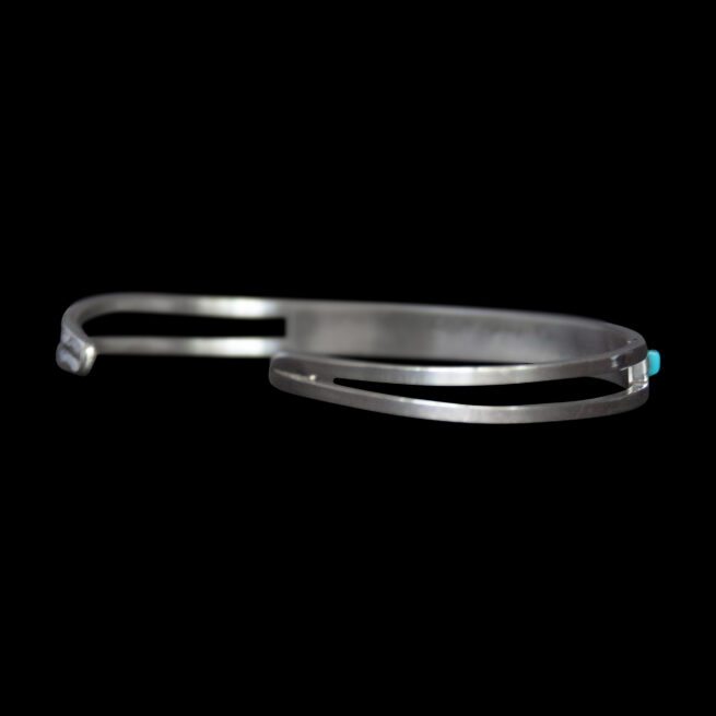 Single-Row Turquoise Bracelet - Image 2