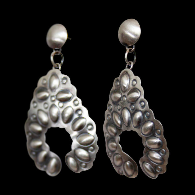 Boucles d'Oreille Argent Tim Yazzie – Image 3