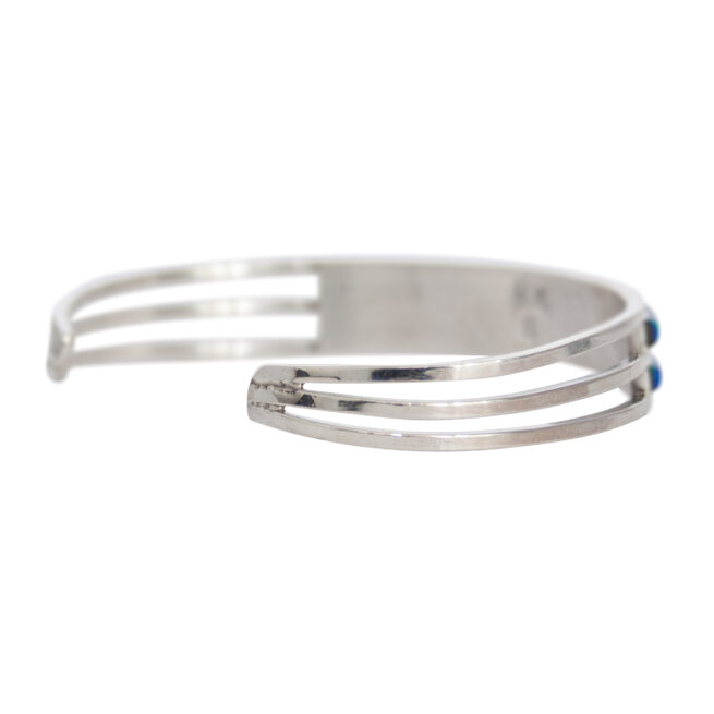 Twin-Row Deep Blue Bracelet - Image 2