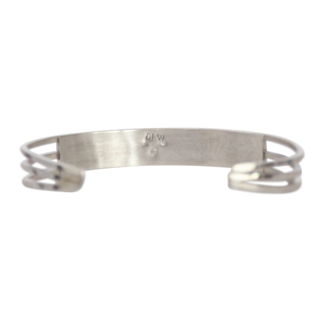 Twin-Row Deep Blue Bracelet - Image 3