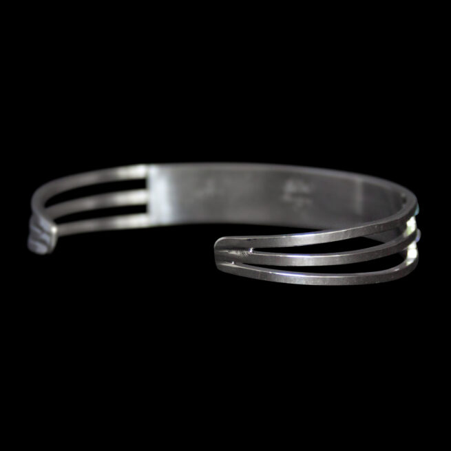 Bracelet Rang Double Opale Blanche – Image 3