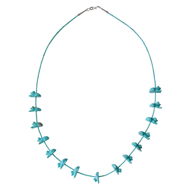 Collier Zuni Grenouille Turquoise – Image 3