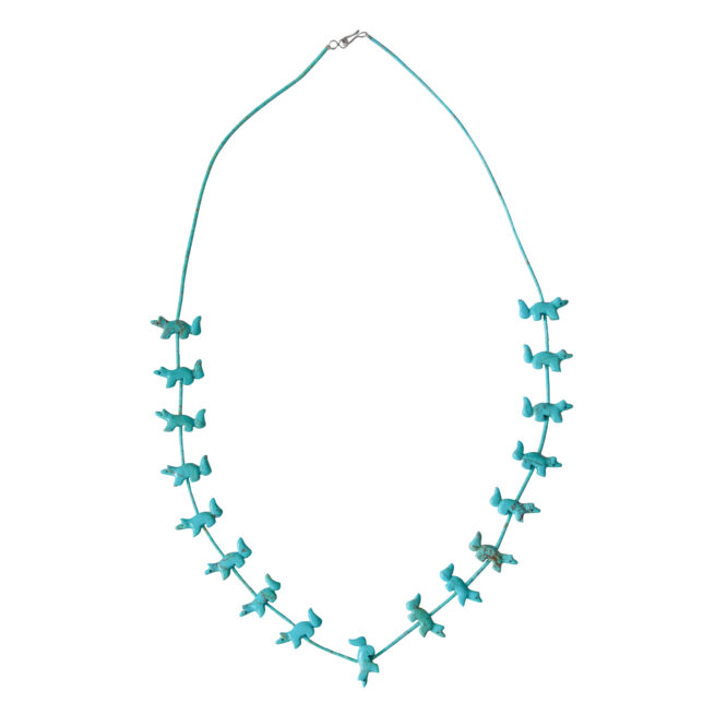 Collier Zuni Loup Turquoise – Image 3