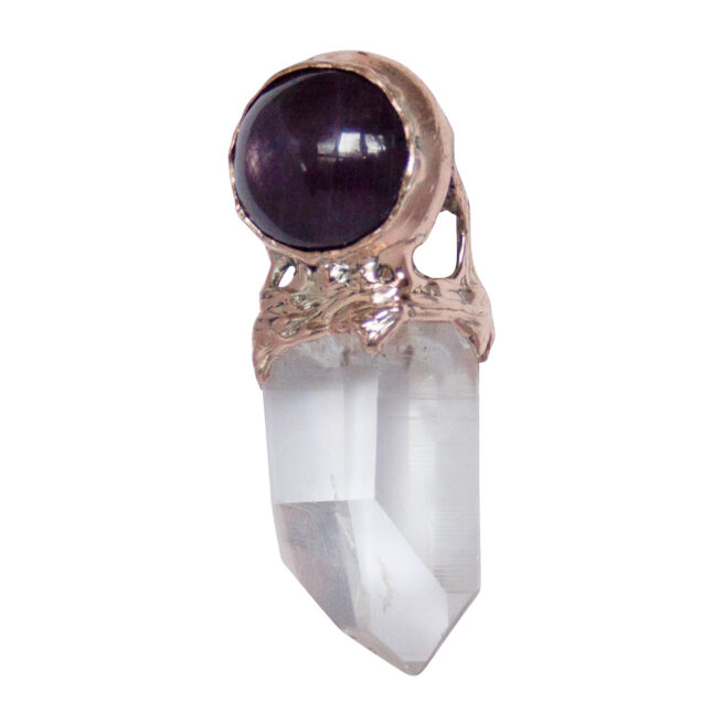 Pendentif Or 9 Carats Rubis Quartz – Image 3