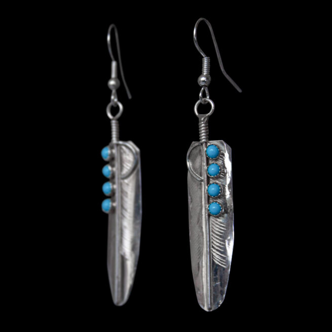 Aaron Davis Feather Earrings - Image 3