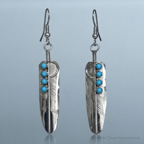 Aaron Davis Feather Earrings