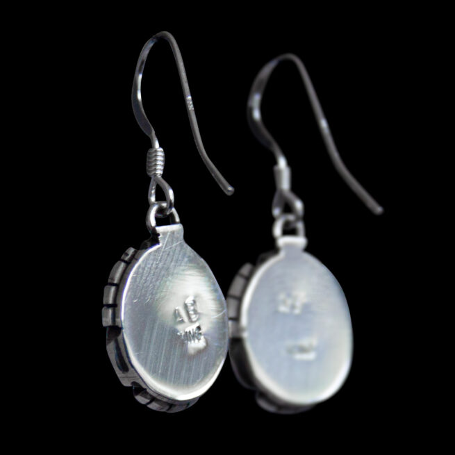 Amos Begay Turquoise Earrings - Image 4