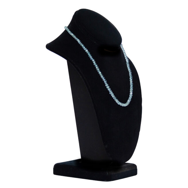 Collier Aquamarine Bleue Facettée – Image 2