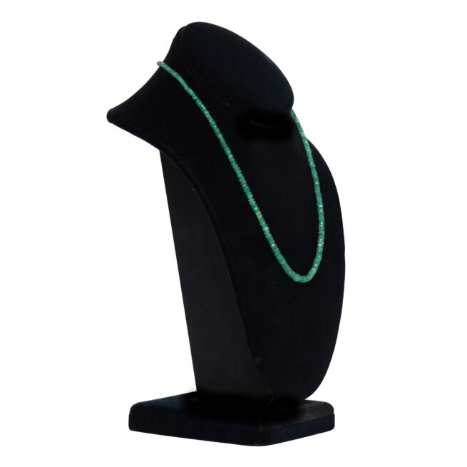 Faceted Green Emerald Necklace - Image 2