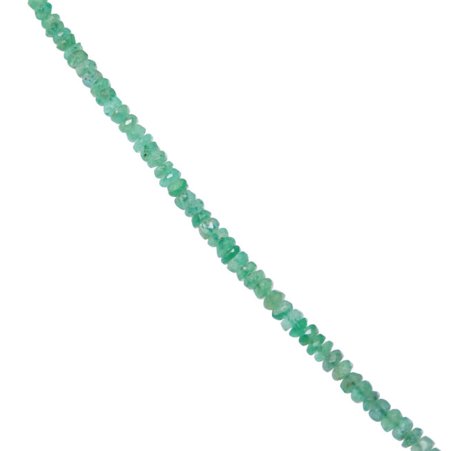 Faceted Green Emerald Necklace - Image 4