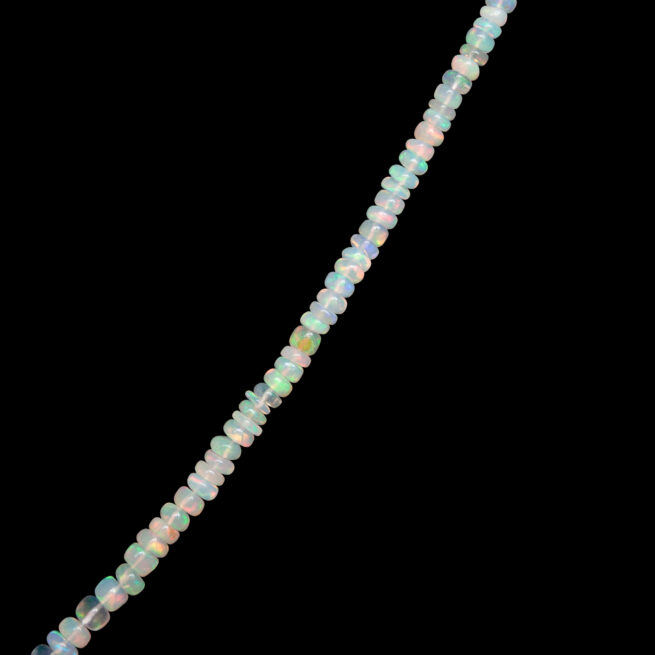 Collier Opale Blanche Facettée – Image 6