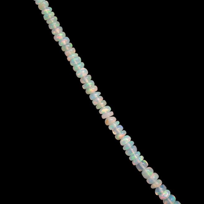 Collier Opale Blanche Facettée – Image 4