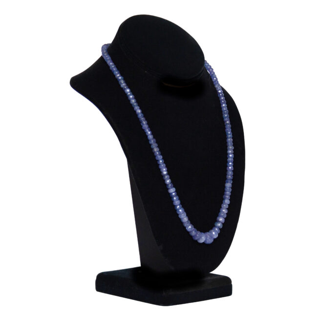 Graduated Bead Tanzanite Necklace – Image 2