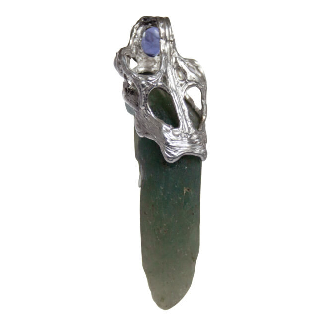Iolite Moonstone Prasem Pendant - Image 4