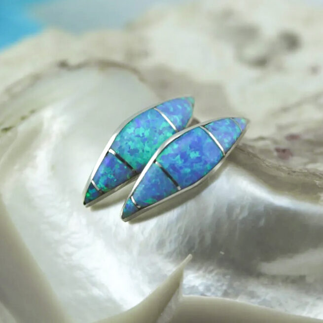 Boucles d'Oreille James Kee Opale – Image 6