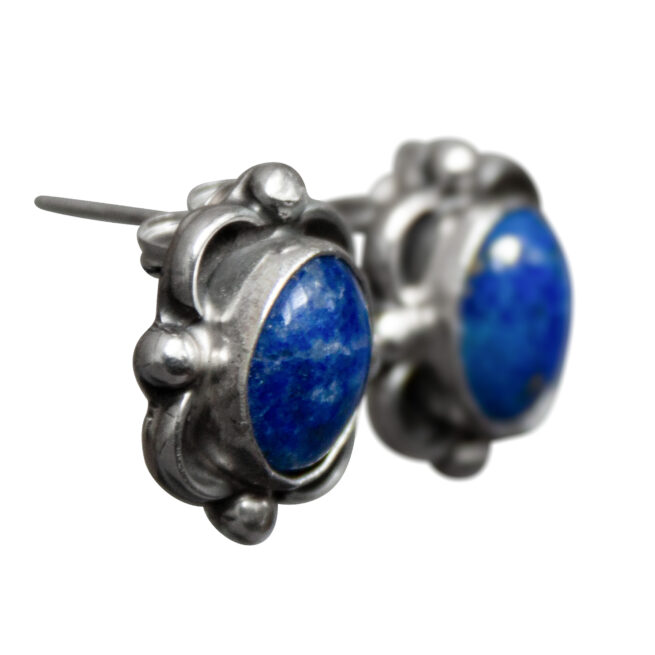 Lapis Lazuli Zuni Studs – Image 2