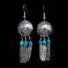 Medicine Shield Turquoise Earrings