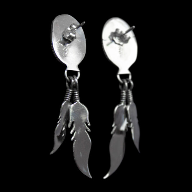 Navajo Nation Turquoise Earrings - Image 4