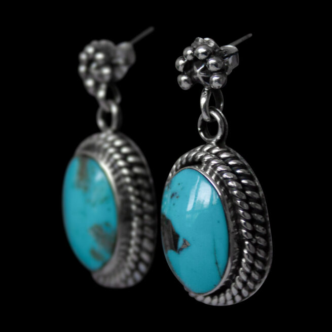 Sheena Jack Blue Turquoise Earrings – Image 3