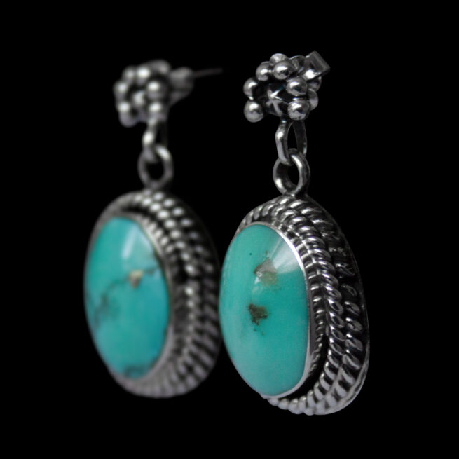 Sheena Jack Green Turquoise Earrings - Image 3