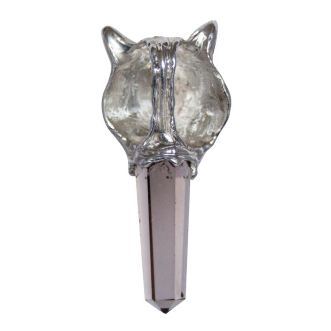 Talisman Loup Quartz Fumé – Image 4