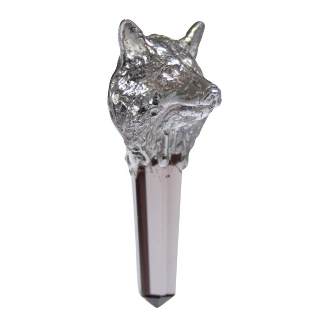 Talisman Loup Quartz Fumé – Image 2